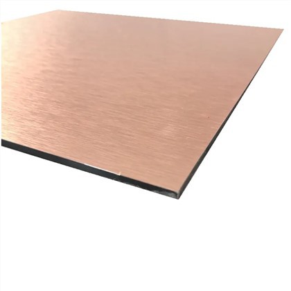 4 * 8ft gebürstete Oberfläche Aluminiumfolie Composite Panel Display Signage ACP-Blatt