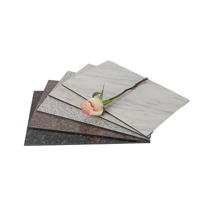 Marmorfertiges ACP-Blatt